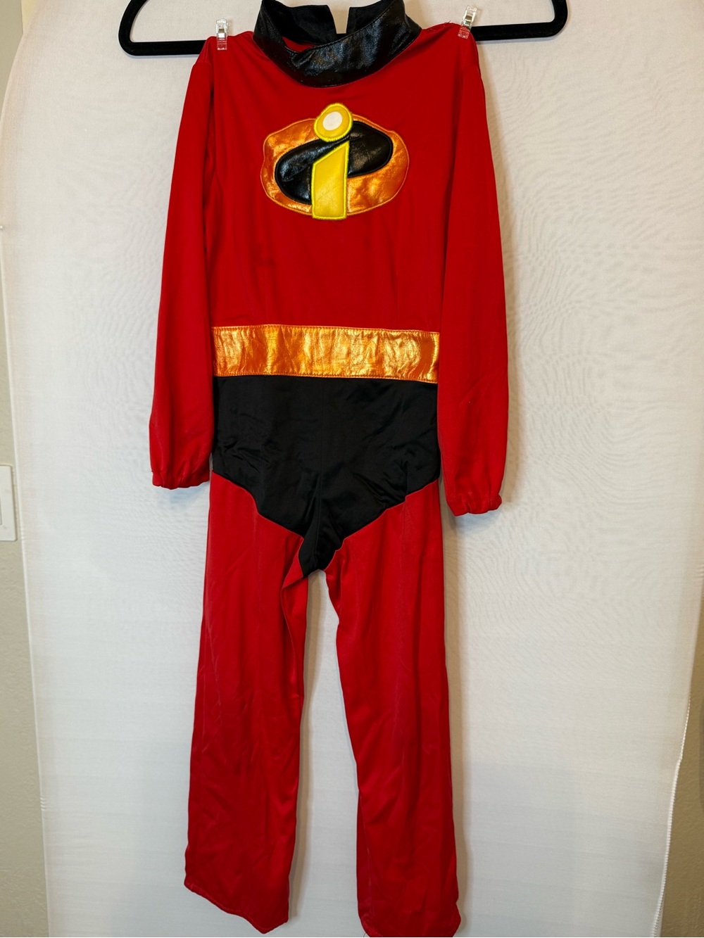 Disney The Incredibles Costume Kids Small Red Jumpsuit Halloween Pixar